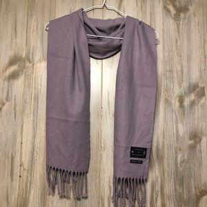 Lavender Purple 100% Cashmere scarf